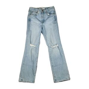 AYR Jeans Womens Size 29S The Sugar Distressed Light Wash Blue Denim Pants